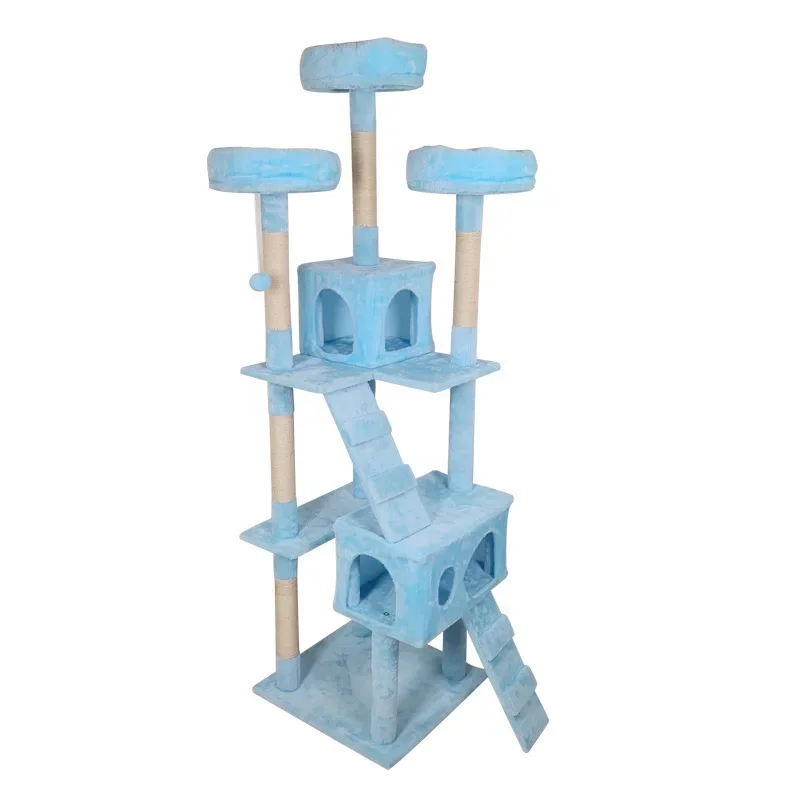 Large cat climbing frame jumping platform toy, nest cat tree integrated villa multi-layer cat climbing column
Large cat climbing frame jumping platform toy, nest cat tree integrated villa multi-layer cat climbing column