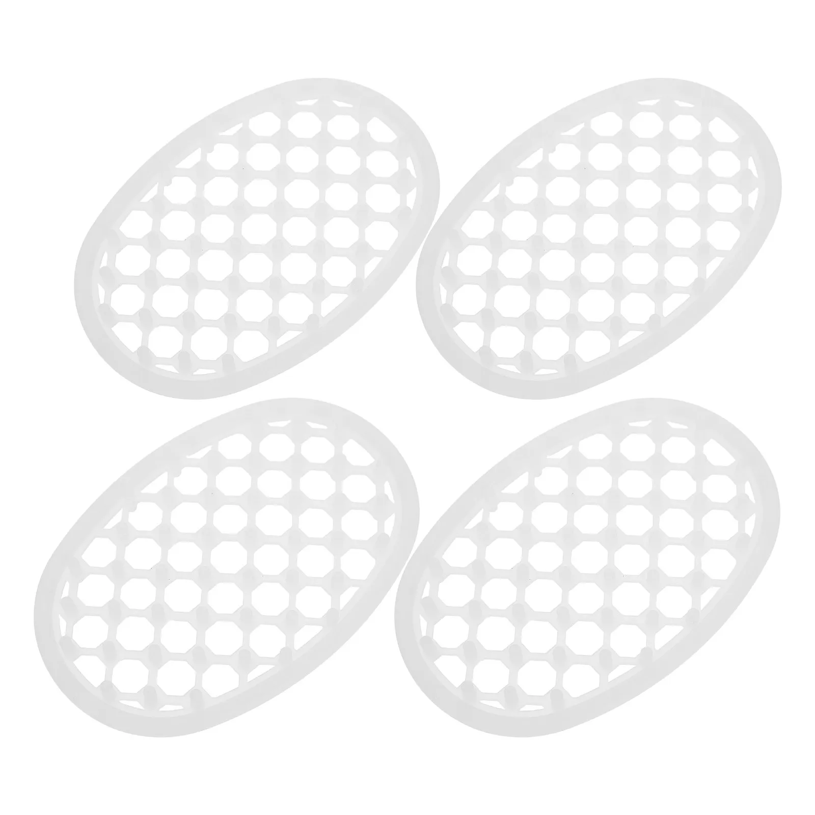 4Pcs Silicone Soap Dish Non Slip Bar Holder Drainage Holes Bath Shower Tray Soap Saver Pad Bathroom Kitchen Sink Organizer
4Pcs Silicone Soap Dish Non Slip Bar Holder Drainage Holes Bath Shower Tray Soap Saver Pad Bathroom Kitchen Sink Organizer