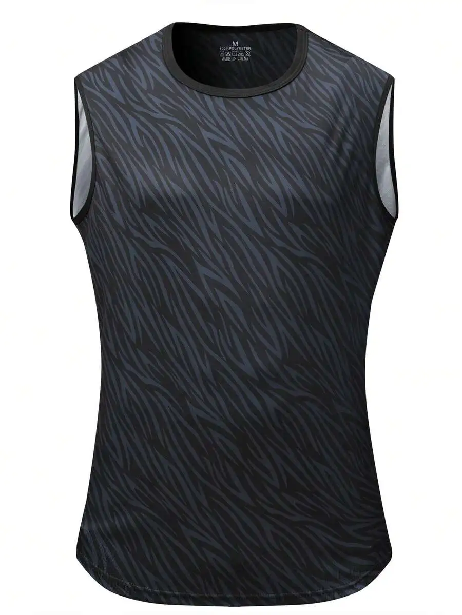 Mens Sleeveless Sports Tank Top Round Neck Fitness Vest For Running Workout Outdoor
Mens Sleeveless Sports Tank Top Round Neck Fitness Vest For Running Workout Outdoor