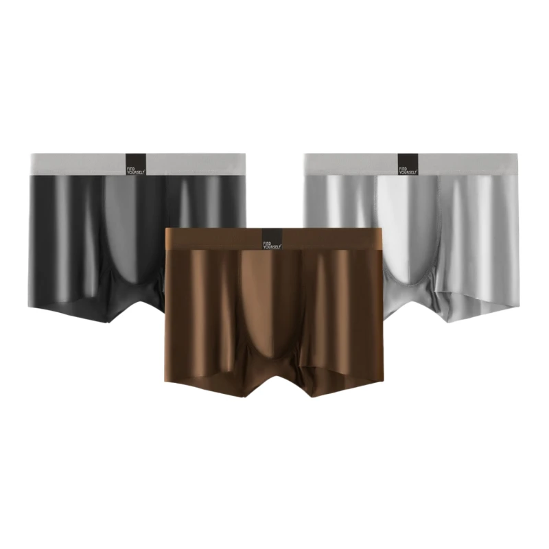 Однотонное атласное мужское нижнее белье, антибактериальные трусики из ледяного шелка, трусы Hombre, Homme, бесшовные тонкие боксеры, подростковые молодые боксеры
Однотонное атласное мужское нижнее белье, антибактериальные трусики из ледяного шелка, трусы Hombre, Homme, бесшовные тонкие боксеры, подростковые молодые боксеры