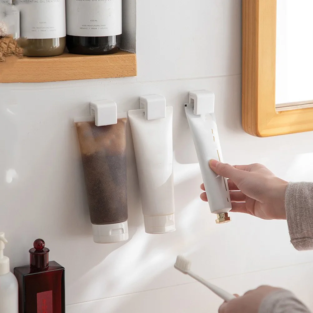 4pcs Traceless Hooks Clips Bathroom Accessories Toothpaste Holder Wall Mount Towel Facial Cleanser Hanging Clamps Storage
4pcs Traceless Hooks Clips Bathroom Accessories Toothpaste Holder Wall Mount Towel Facial Cleanser Hanging Clamps Storage