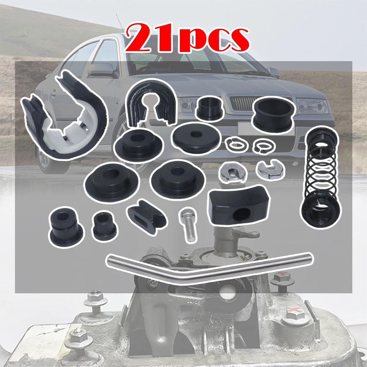 Complete Set Upgrade Bushing MT Gearbox Rebuild Kit Shifter Lever Adjuster Selector linkage End For Skoda Octavia Seat Leon VW
Complete Set Upgrade Bushing MT Gearbox Rebuild Kit Shifter Lever Adjuster Selector linkage End For Skoda Octavia Seat Leon VW