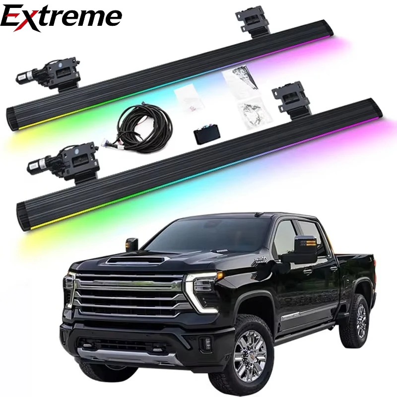 Zhenghe LED Colorful Lighting Electric Power Running Board Electric Side Steps for CHEVROLET SILVERADO 2019-2025
Zhenghe LED Colorful Lighting Electric Power Running Board Electric Side Steps for CHEVROLET SILVERADO 2019-2025