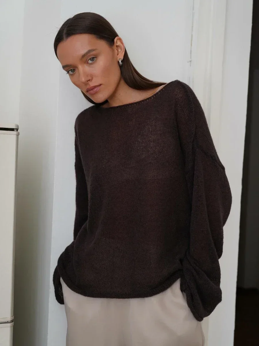 Blubelle Women's Elegant Sweater Summer Autumn Casual Fashion Loose Pullover Chic Pink White Jumper
Blubelle Women's Elegant Sweater Summer Autumn Casual Fashion Loose Pullover Chic Pink White Jumper