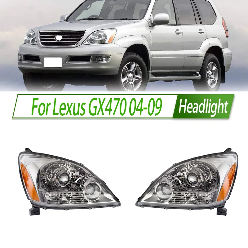 Для Lexus GX470 04-09 галогенная фара в сборе, OEM-стиль, цоколь для передней фары, замена Plug & Play
Для Lexus GX470 04-09 галогенная фара в сборе, OEM-стиль, цоколь для передней фары, замена Plug & Play