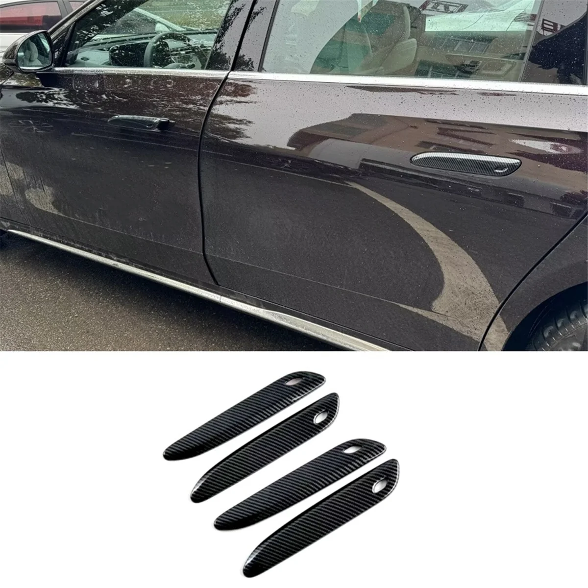 Защитная накладка на внешнюю дверную ручку для Mercedes Benz E Class W214 2024, внешние аксессуары
Защитная накладка на внешнюю дверную ручку для Mercedes Benz E Class W214 2024, внешние аксессуары