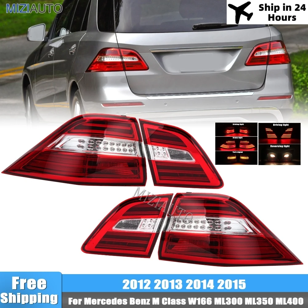 LED Tail Light For Mercedes-Benz M Class W166 ML300 ML350 ML400 2012 2013 2014 2015 Rear Lamp Taillights Car Styling Accessories
LED Tail Light For Mercedes-Benz M Class W166 ML300 ML350 ML400 2012 2013 2014 2015 Rear Lamp Taillights Car Styling Accessories