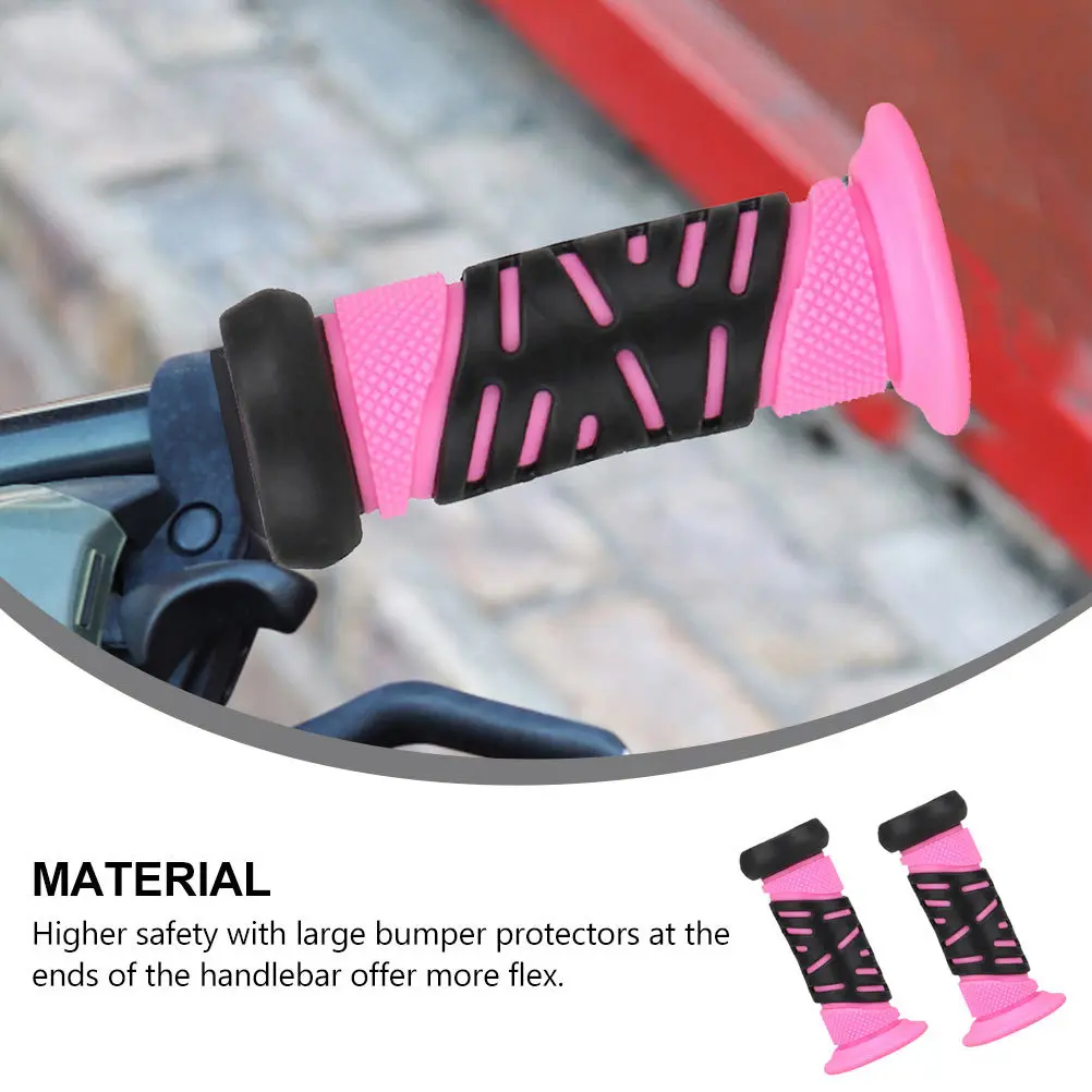 1Pair Kids Bicycle Handlebar Grips Anti-Slip Rubber Comfortable Shock Absorbing Grip Lamellar Surface with Impact Protection
1Pair Kids Bicycle Handlebar Grips Anti-Slip Rubber Comfortable Shock Absorbing Grip Lamellar Surface with Impact Protection