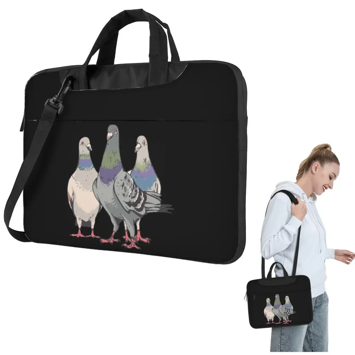Pigeons, Pigeon Breeding, Pigeon Fanciers Crossbody Laptop Bag Case Computer Bag Resistant Protective Notebook Pouch for Lenovo
Pigeons, Pigeon Breeding, Pigeon Fanciers Crossbody Laptop Bag Case Computer Bag Resistant Protective Notebook Pouch for Lenovo