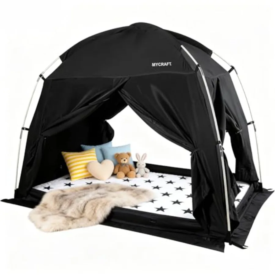 Bed Tents Canopy Bed Privacy Dream Tent for Cozy Indoor Sleeping, Light-Reducing, and Breathable, with 4 Doors Floor Tent Bed A
Bed Tents Canopy Bed Privacy Dream Tent for Cozy Indoor Sleeping, Light-Reducing, and Breathable, with 4 Doors Floor Tent Bed A