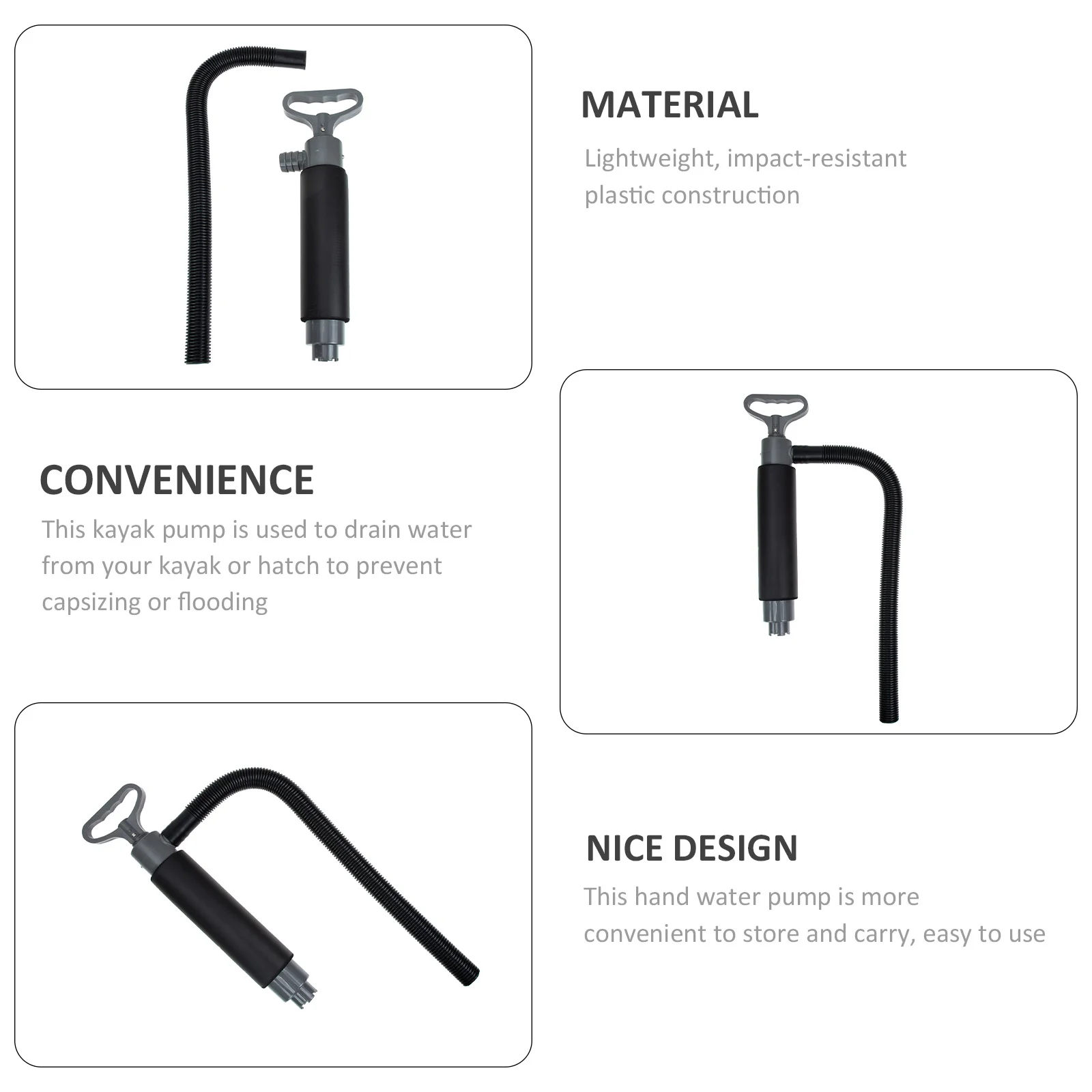 1Set Hand Water Pump Professional Kayak Manual Bilge Pump Portable Boat Water Evacuation Bilge Pumps for Boats
1Set Hand Water Pump Professional Kayak Manual Bilge Pump Portable Boat Water Evacuation Bilge Pumps for Boats