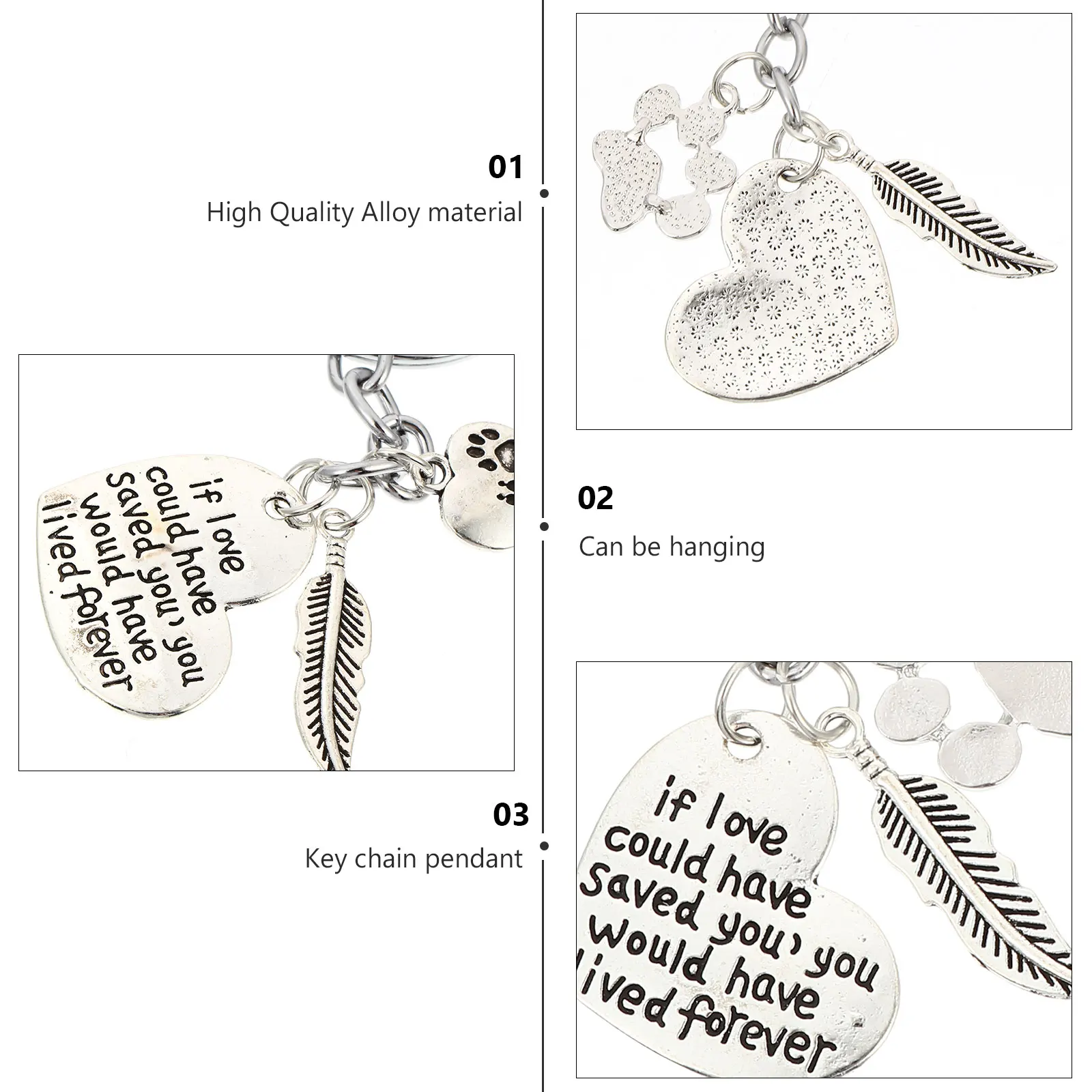 Pet Footprint Keychains Pet Souvenir key rings Creative keychains Creative Key Rings Key Holder Key Rings Ornaments
Pet Footprint Keychains Pet Souvenir key rings Creative keychains Creative Key Rings Key Holder Key Rings Ornaments