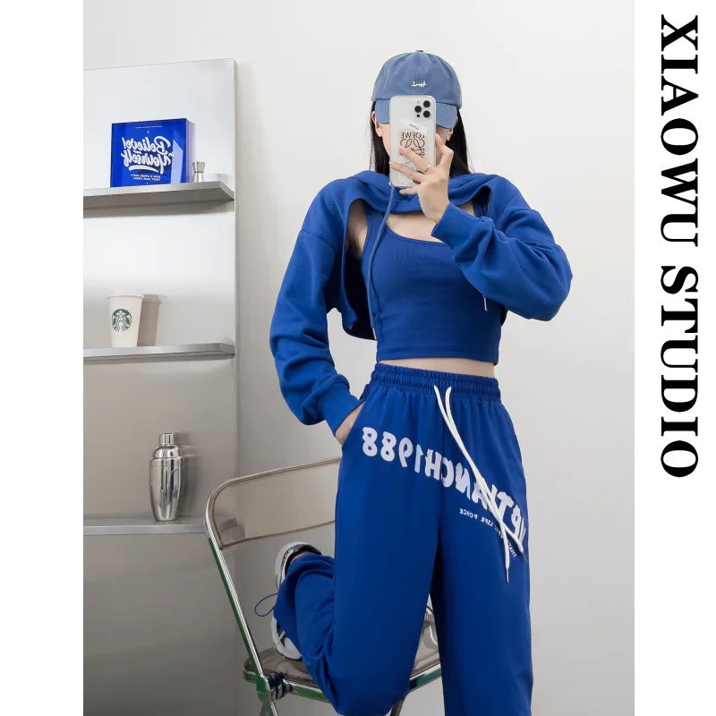 Vanishing Her Wen Yung Shan Hoodie Jacket Jazz Strap Long Sleeve Cover up Top Set Two Piece Cotton Blend Winter Collection
Vanishing Her Wen Yung Shan Hoodie Jacket Jazz Strap Long Sleeve Cover up Top Set Two Piece Cotton Blend Winter Collection