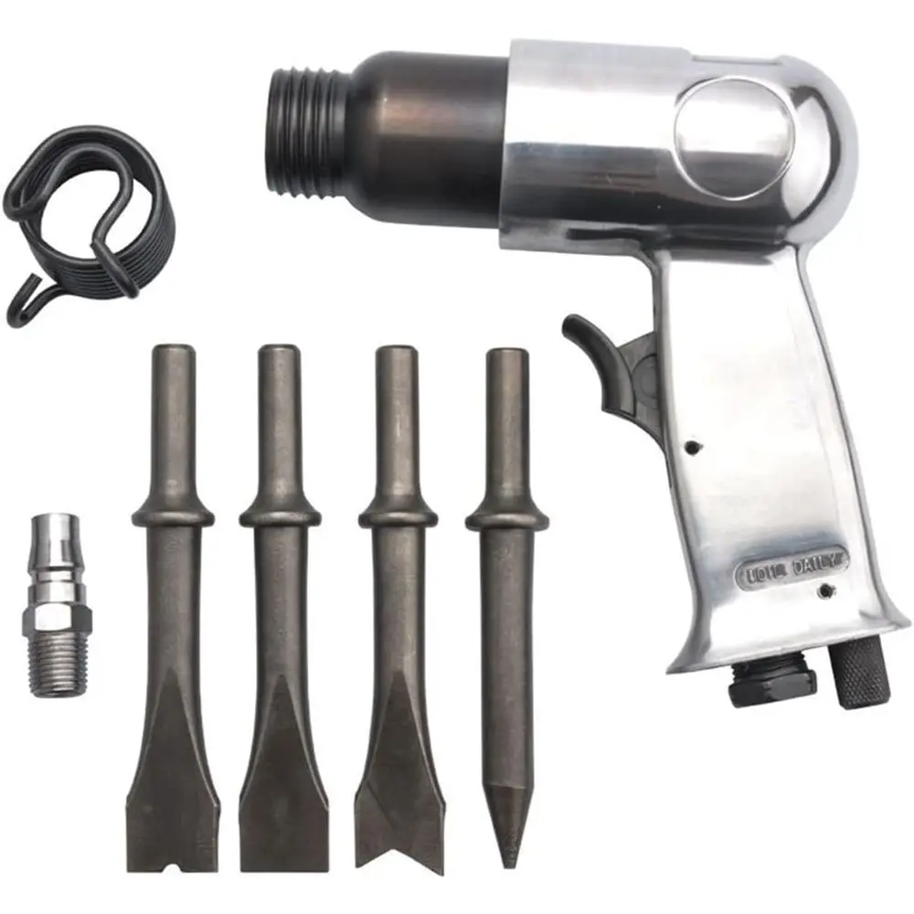 Industrial-Grade 150mm Pneumatic Hammer and Chisel Set with 4 Rust Removal Heads
Industrial-Grade 150mm Pneumatic Hammer and Chisel Set with 4 Rust Removal Heads