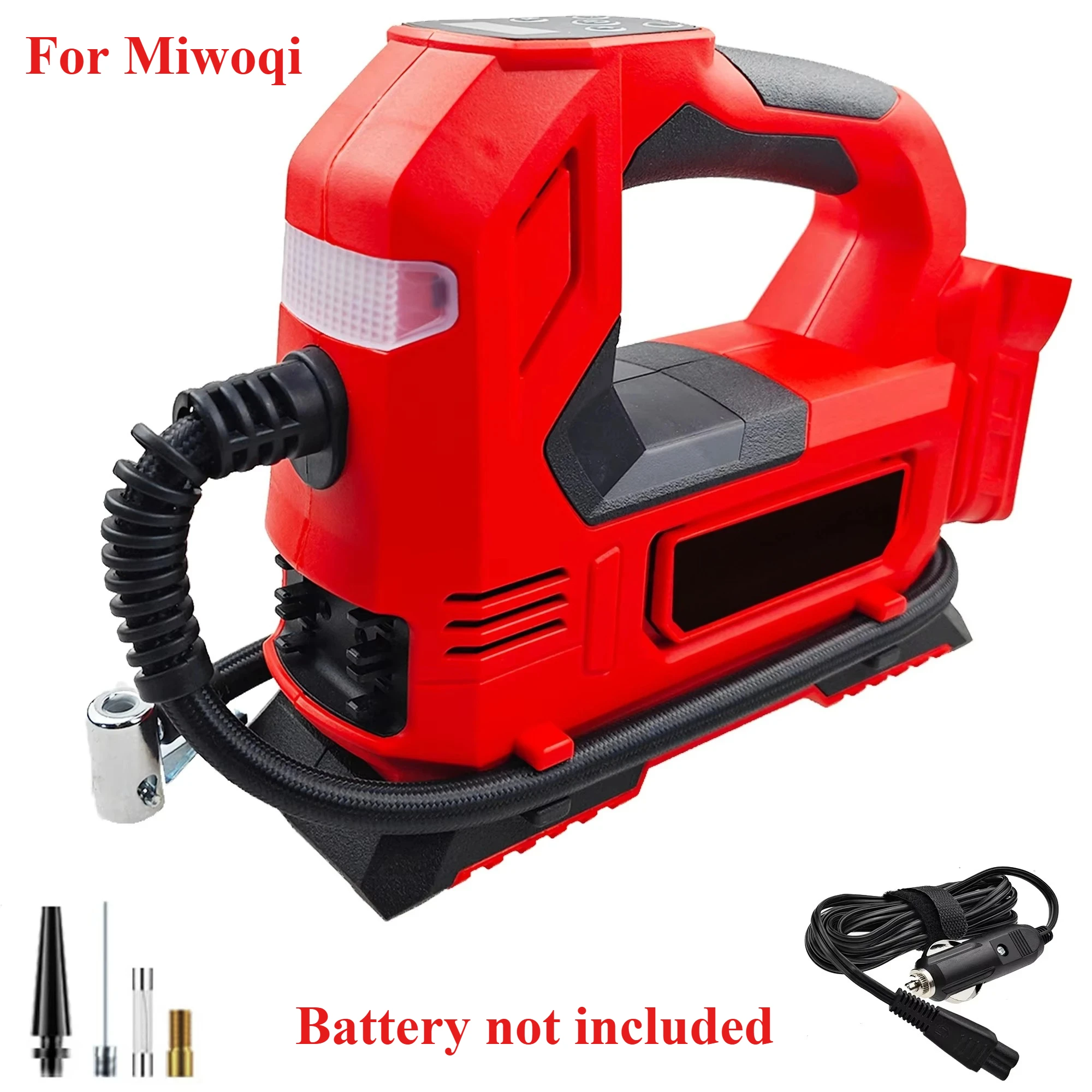 Suitable for Milwaukee M18 20V Red Cordless Electric Portable Car Air Pump Compressor Dual Power Supply Digital Display
Suitable for Milwaukee M18 20V Red Cordless Electric Portable Car Air Pump Compressor Dual Power Supply Digital Display