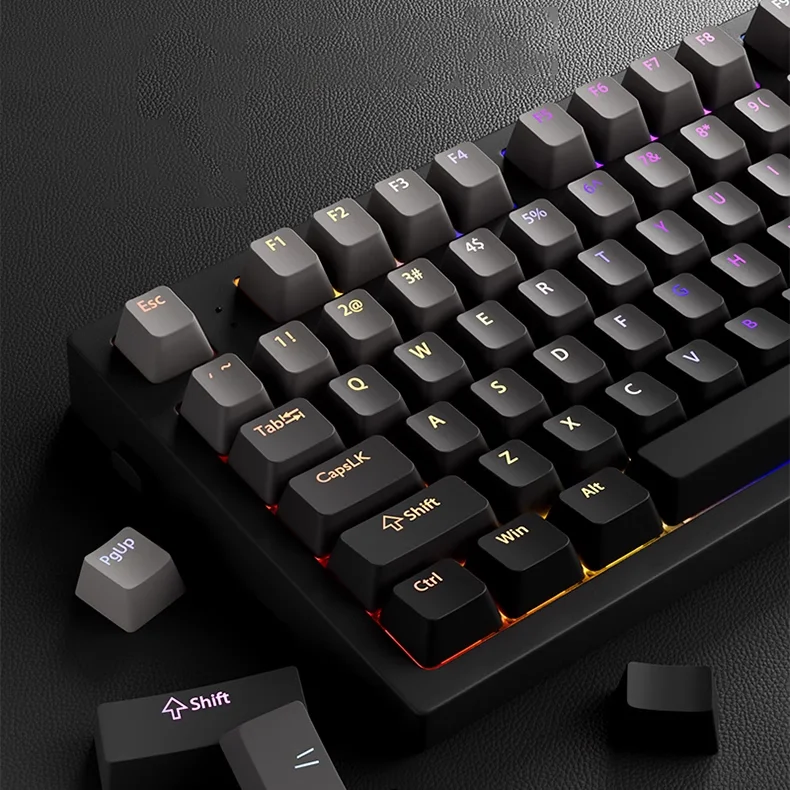 Gradient Keycaps Top Print Shine through backlit RGB keycap For Cherry Mx Switch Mechanical Keyboard OEM Profile PBT Key Caps
Gradient Keycaps Top Print Shine through backlit RGB keycap For Cherry Mx Switch Mechanical Keyboard OEM Profile PBT Key Caps