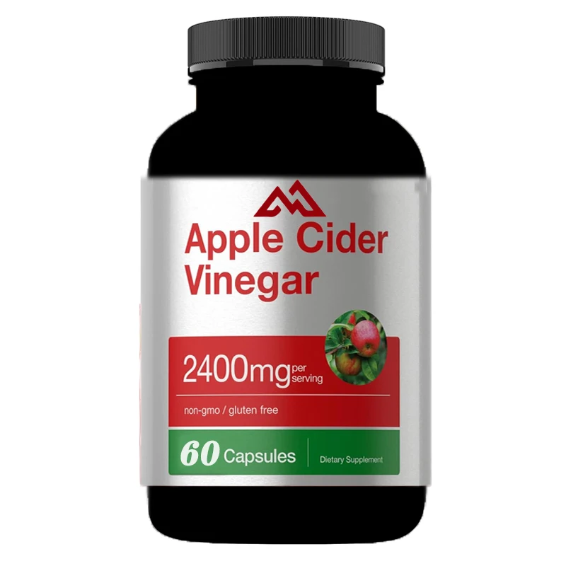 Apple Vinegar Capsules | 2400mg, 60 capsules, non GMO, gluten free supplement supports overall health
Apple Vinegar Capsules | 2400mg, 60 capsules, non GMO, gluten free supplement supports overall health