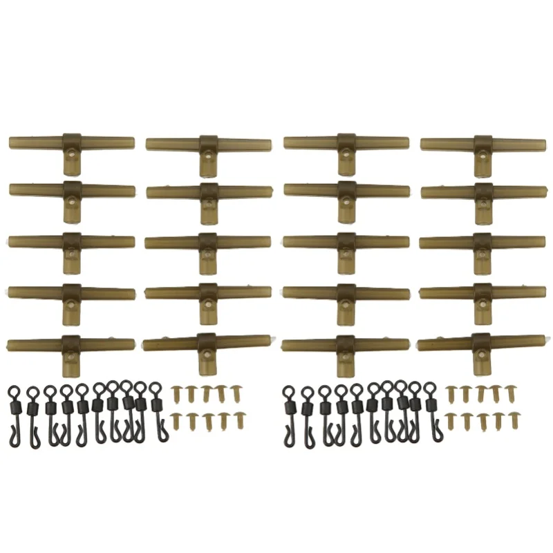 20set Anti Tangle Sleeves Side Bends Kit Durable Swivels Carp Fishing Accessories Kit
20set Anti Tangle Sleeves Side Bends Kit Durable Swivels Carp Fishing Accessories Kit