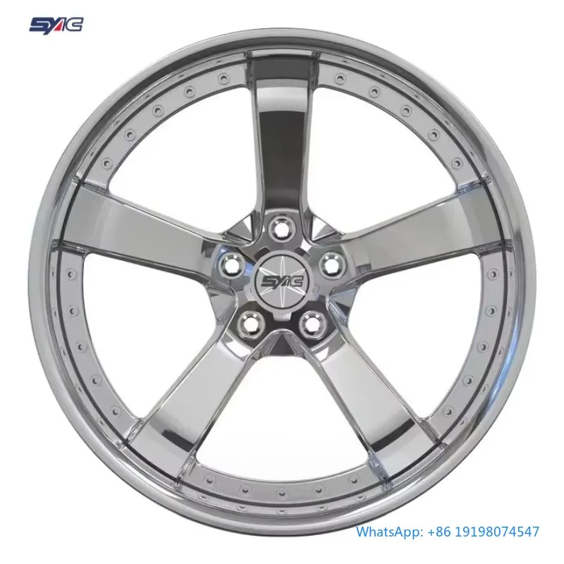 Custom Made Chrome Two-piece Aluminum Alloy Passenger Car Wheels Muscle Car Racing Custom Wheel Rims
Custom Made Chrome Two-piece Aluminum Alloy Passenger Car Wheels Muscle Car Racing Custom Wheel Rims