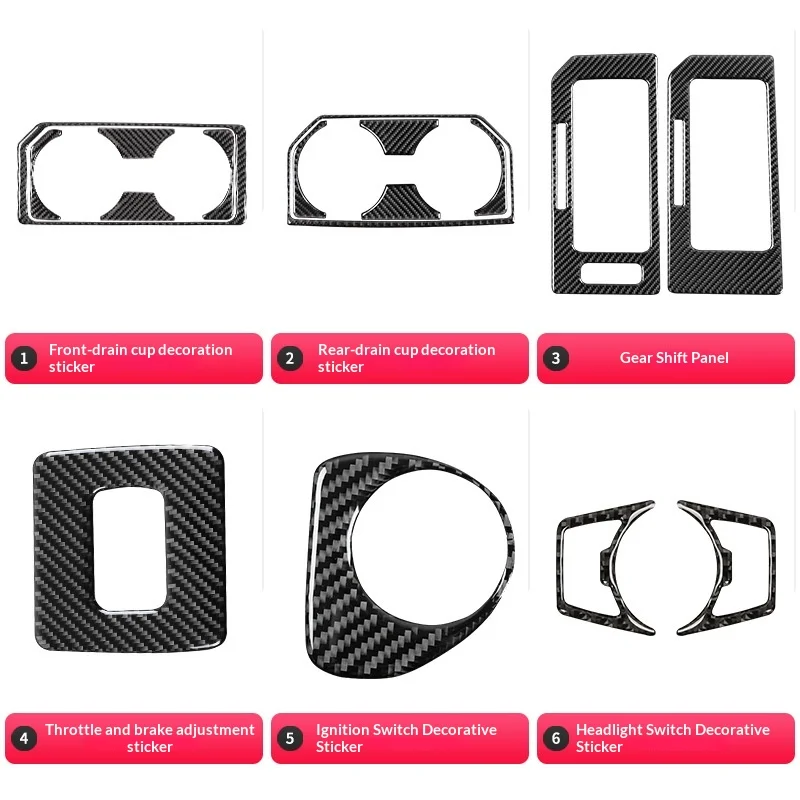 For Ford Raptor F150 Carbon Fiber Interior Trim Gear Panel Cup Frame Headlight Modification
For Ford Raptor F150 Carbon Fiber Interior Trim Gear Panel Cup Frame Headlight Modification