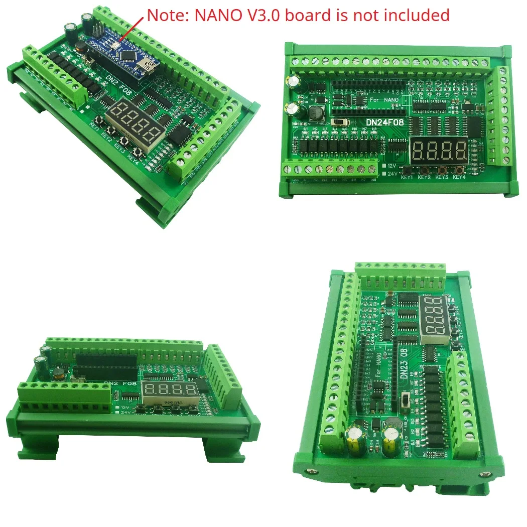 Плата расширения PLC для ARDUINO NANO Modbus RTU, простая аналоговая коллекция RS485, 12 В, 24 В постоянного тока, 8DI-8AI, 4-20 мА, 0-5 В, 0-10 в
Плата расширения PLC для ARDUINO NANO Modbus RTU, простая аналоговая коллекция RS485, 12 В, 24 В постоянного тока, 8DI-8AI, 4-20 мА, 0-5 В, 0-10 в