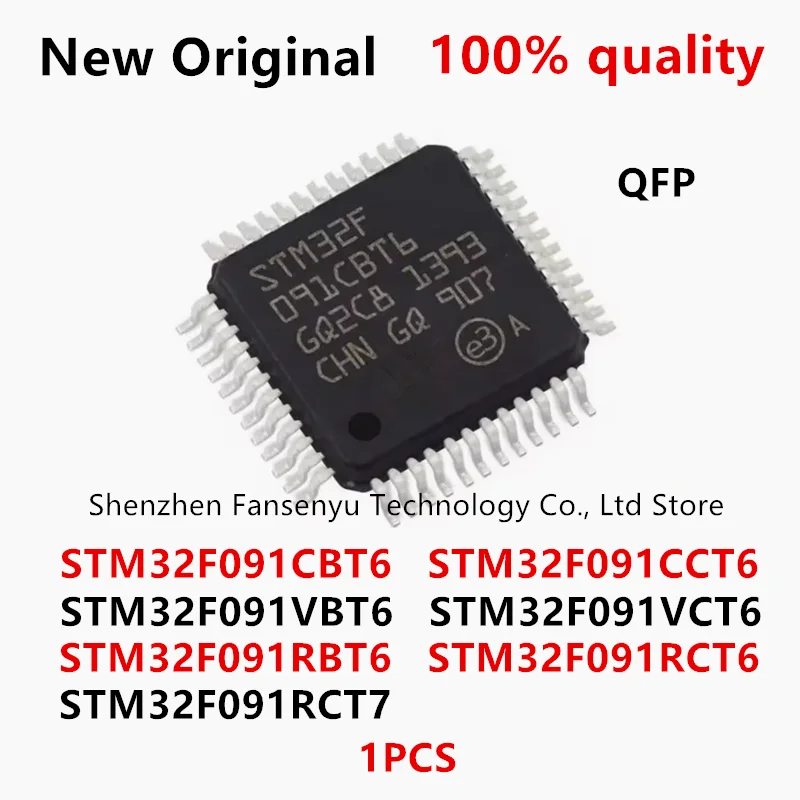 (1piece) 100% New STM32F091CBT6 STM32F091CCT6 STM32F091VBT6 STM32F091VCT6 STM32F091RBT6 STM32F091RCT6 STM32F091RC QFP Chipset
(1piece) 100% New STM32F091CBT6 STM32F091CCT6 STM32F091VBT6 STM32F091VCT6 STM32F091RBT6 STM32F091RCT6 STM32F091RC QFP Chipset