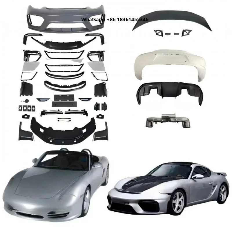 For 987 Boxster Cayman 718, Front Lip Rear Bumper Diffuser Exterior Upgrade Parts Hot Selling Carbon Fiber Body Kit Fit
For 987 Boxster Cayman 718, Front Lip Rear Bumper Diffuser Exterior Upgrade Parts Hot Selling Carbon Fiber Body Kit Fit