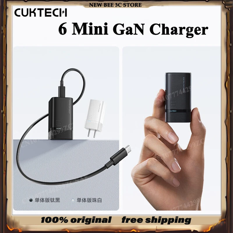 CUKTECH6 Mini 90W/65W GaN Charger Fast Charging 2C1A USB/Type-C Lightweight Cell Phone Charger For Phones NO AD653 Gift PC
CUKTECH6 Mini 90W/65W GaN Charger Fast Charging 2C1A USB/Type-C Lightweight Cell Phone Charger For Phones NO AD653 Gift PC
