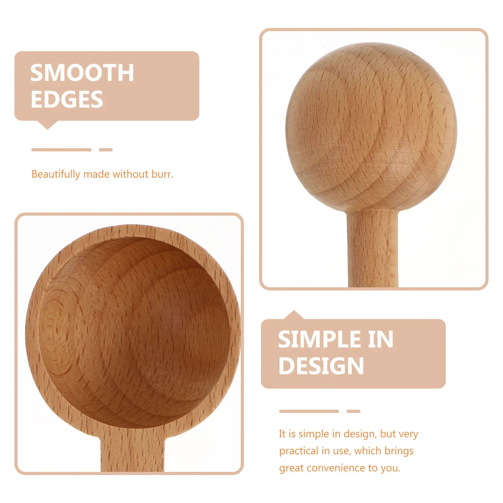 1Pcs Solid Wood Measuring Spoon Smooth Finish No Cracks Coffee Scoop for Beans Milk Powder Household Kitchen Tool
1Pcs Solid Wood Measuring Spoon Smooth Finish No Cracks Coffee Scoop for Beans Milk Powder Household Kitchen Tool