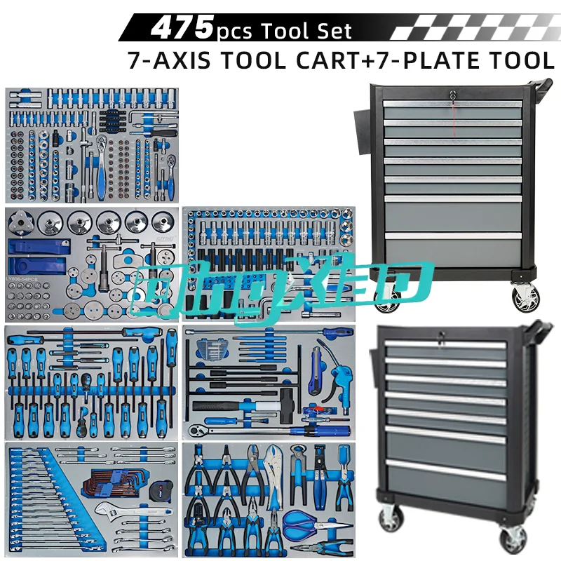Drawer Steel Iron Tool Trolley Mobile Garage Workshop Storage Tool Cabinet Hardware Workshop Factory Industrial Tool Arrangement
Drawer Steel Iron Tool Trolley Mobile Garage Workshop Storage Tool Cabinet Hardware Workshop Factory Industrial Tool Arrangement