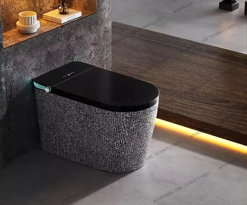 X4 Retro imitation stone black smart toilet automatic flip smart no water pressure limit
X4 Retro imitation stone black smart toilet automatic flip smart no water pressure limit