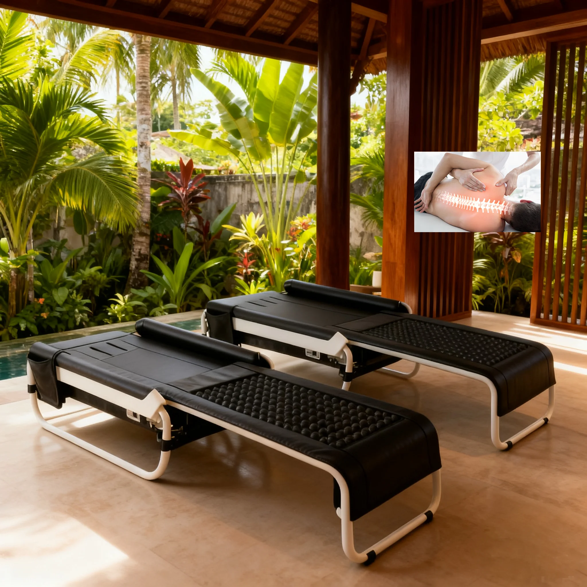 Pop Relax Korean V3 V4 Chiropractic Spine Health Care Infrared Heating Therapy Electric Relieve Pain Thermal Jade Massage Bed
Pop Relax Korean V3 V4 Chiropractic Spine Health Care Infrared Heating Therapy Electric Relieve Pain Thermal Jade Massage Bed