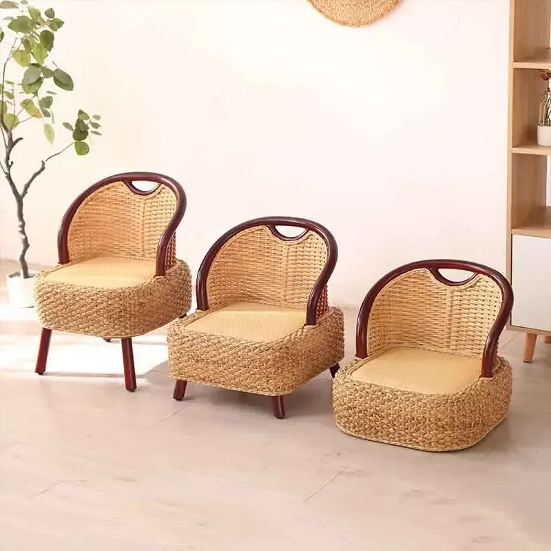 Modern Furniture,Vine Woven Backrest Chair, Tatami Seats, Creative Leisure Chairs, Handmade Rattan Chair, Armchair, Low Stool
Modern Furniture,Vine Woven Backrest Chair, Tatami Seats, Creative Leisure Chairs, Handmade Rattan Chair, Armchair, Low Stool