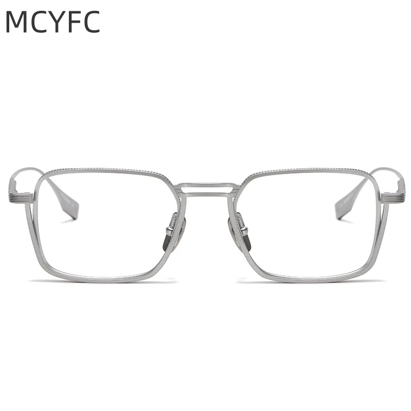Титановые оправы для очков MCYFC ручной работы для мужчин винтажные квадратные полные рамы для очков оправа для очков при близорукости оптические очки по рецепту
Титановые оправы для очков MCYFC ручной работы для мужчин винтажные квадратные полные рамы для очков оправа для очков при близорукости оптические очки по рецепту