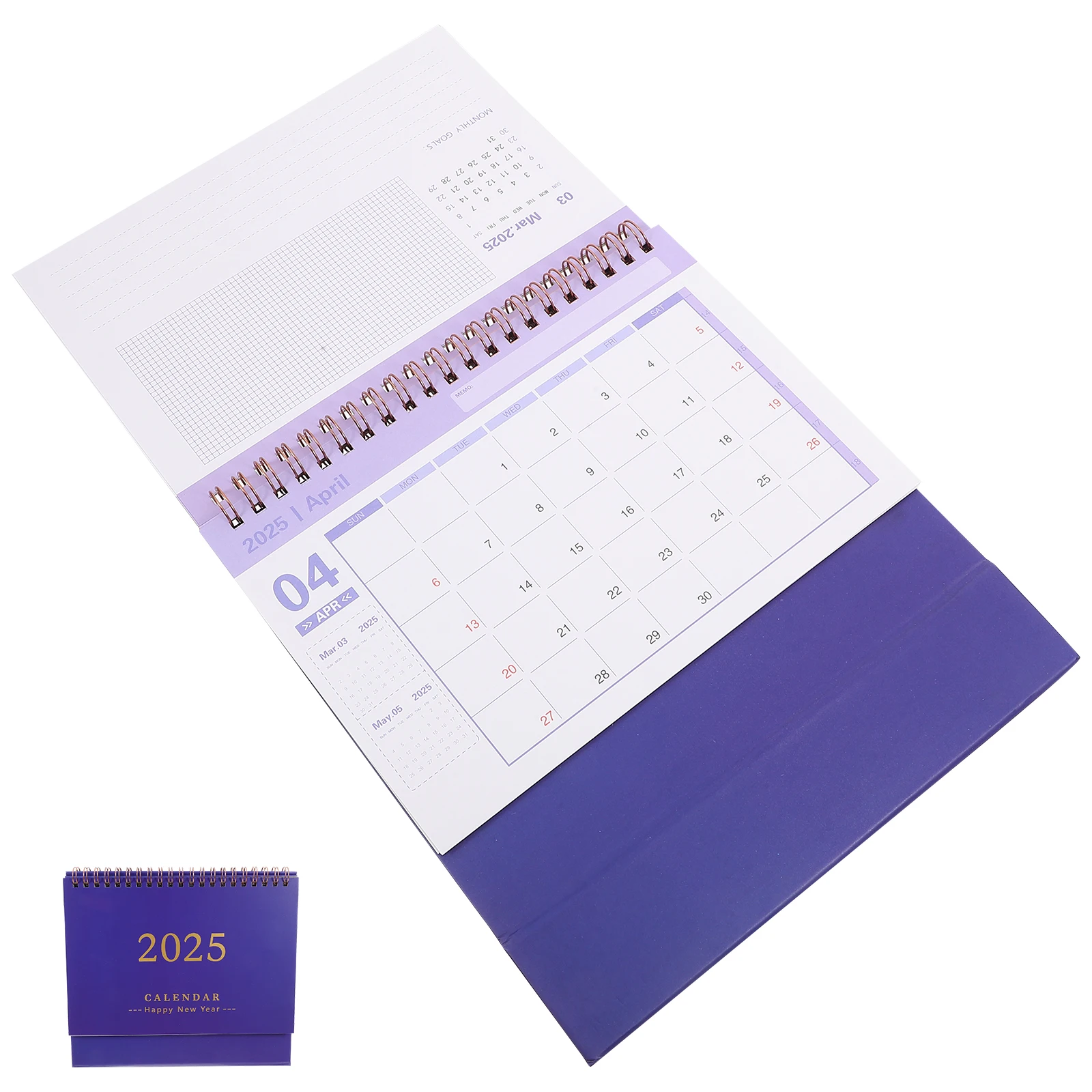 English Version Desk Calendar 2025 Mini Paper Monthly Daily Use Standing Home Office Spiral Design Table
English Version Desk Calendar 2025 Mini Paper Monthly Daily Use Standing Home Office Spiral Design Table