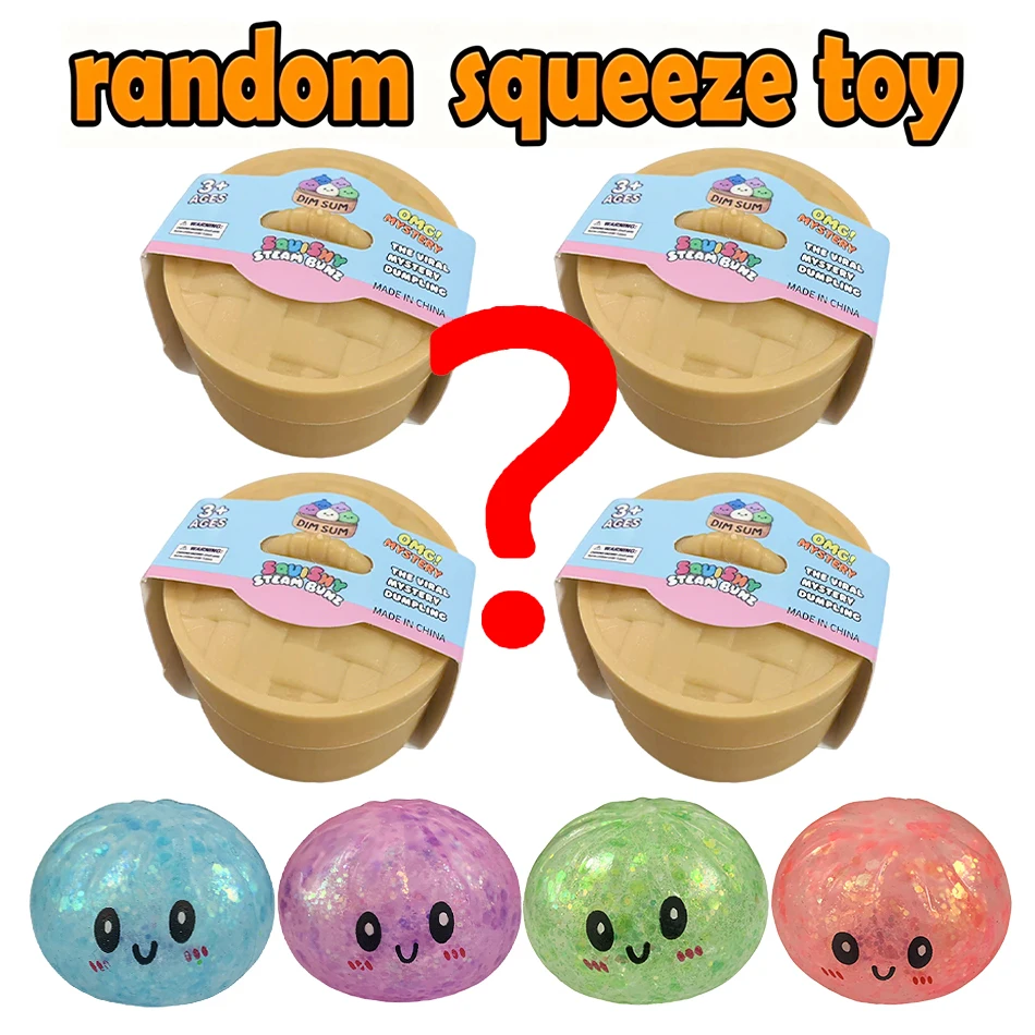 Squishy Stress Relief Toy, Random Blind Box Style, Simulated Bun Stress Relief Toy, Water Texture Slow Rebound Fake Food Model
Squishy Stress Relief Toy, Random Blind Box Style, Simulated Bun Stress Relief Toy, Water Texture Slow Rebound Fake Food Model