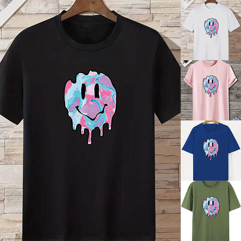 2024 Summer Loose Women's T-Shirt High Quality Smiling Face Pattern Printed Short Sleeve Plus Size Women's Short Sleeve T-Shirt
2024 Summer Loose Women's T-Shirt High Quality Smiling Face Pattern Printed Short Sleeve Plus Size Women's Short Sleeve T-Shirt