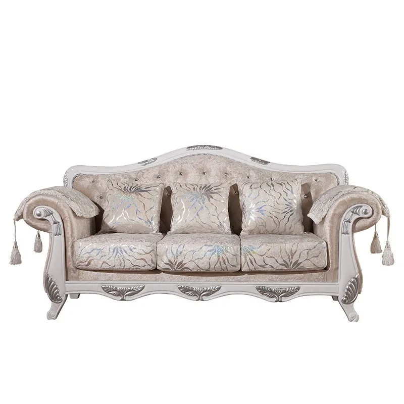 European fabric sofa living room solid wood carving small apartment Internet celebrity high-end beauty salon three-person sofa
European fabric sofa living room solid wood carving small apartment Internet celebrity high-end beauty salon three-person sofa