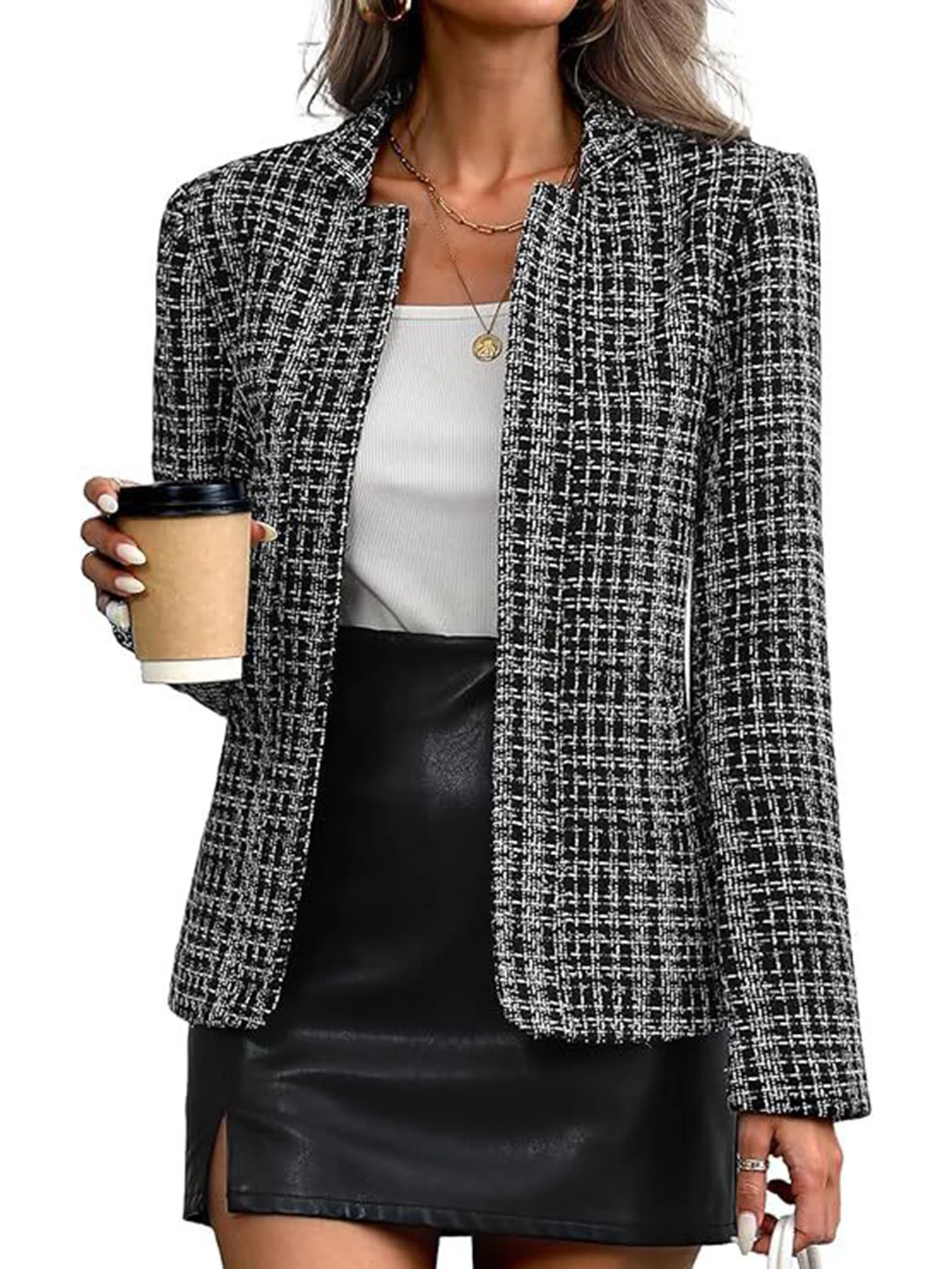 Стильное повседневное пальто с круглым вырезом, элегантная женская модная верхняя одежда без украшения, удобное верхнее пальто
Стильное повседневное пальто с круглым вырезом, элегантная женская модная верхняя одежда без украшения, удобное верхнее пальто