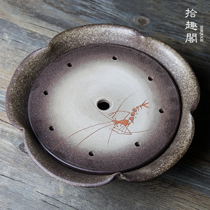 Handmade Rough Pottery Water Storage Tea Tray Hand-Painted Japanese Antique Zen Table Ceramic Dry Brewing Kung Fu
Handmade Rough Pottery Water Storage Tea Tray Hand-Painted Japanese Antique Zen Table Ceramic Dry Brewing Kung Fu