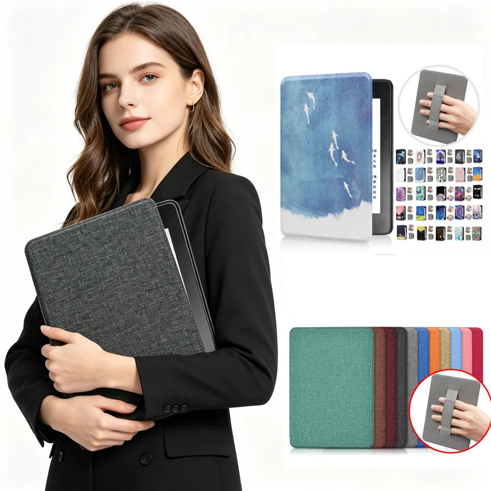 HandStrap Cute Case for All-new Kindle Basic 2024 RS23CV 2022 C2V2L3 11th Generation 6 inch Smart Case E-book Funda Sleep Cover
HandStrap Cute Case for All-new Kindle Basic 2024 RS23CV 2022 C2V2L3 11th Generation 6 inch Smart Case E-book Funda Sleep Cover