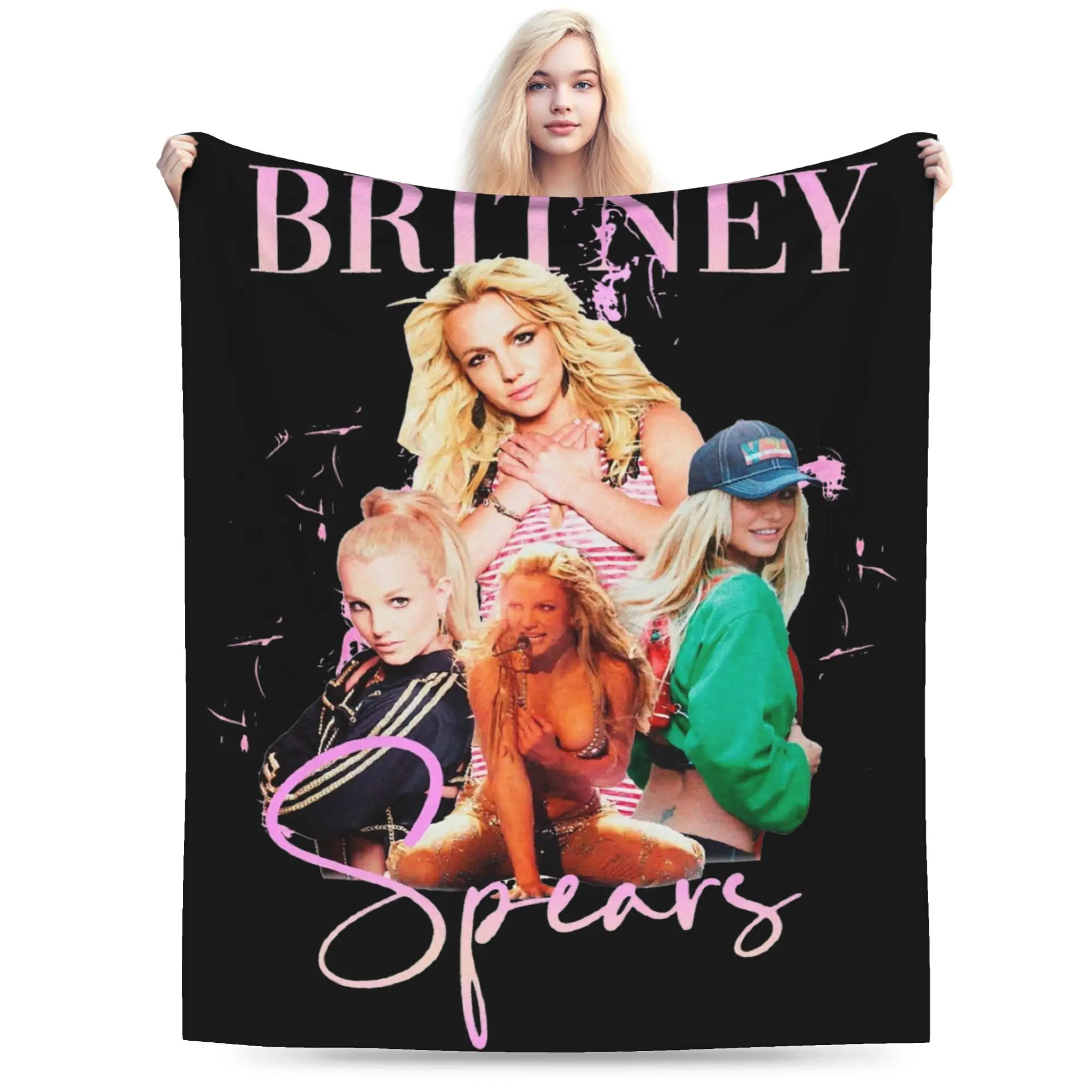 Britneys Spears Singer Blankets Flannel Printed Portable Lightweight Throw Blanket for Bed Office Bedspread
Britneys Spears Singer Blankets Flannel Printed Portable Lightweight Throw Blanket for Bed Office Bedspread