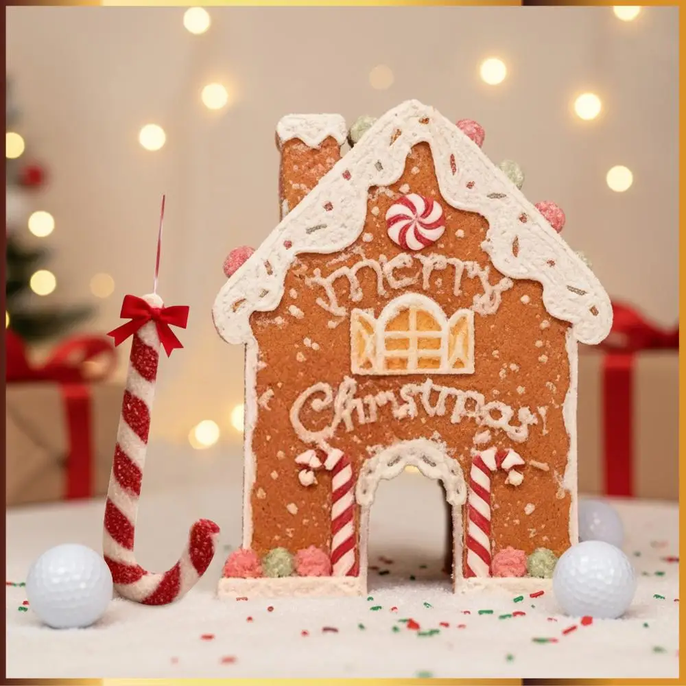 Рождественский имбирный хлебный домик, конфетные трости, набор для гольфа с конфетной палочкой и мячом, домашний набор для имбирного хлеба для детей, семьи
Рождественский имбирный хлебный домик, конфетные трости, набор для гольфа с конфетной палочкой и мячом, домашний набор для имбирного хлеба для детей, семьи