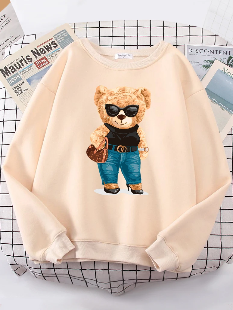 Fashion Teddy Bear Rich Hoody Women Street Soft Shoulder Drop Sweatshirt Fleece Warm Hoody hip hop Fit Comfortable Pullovers
Fashion Teddy Bear Rich Hoody Women Street Soft Shoulder Drop Sweatshirt Fleece Warm Hoody hip hop Fit Comfortable Pullovers