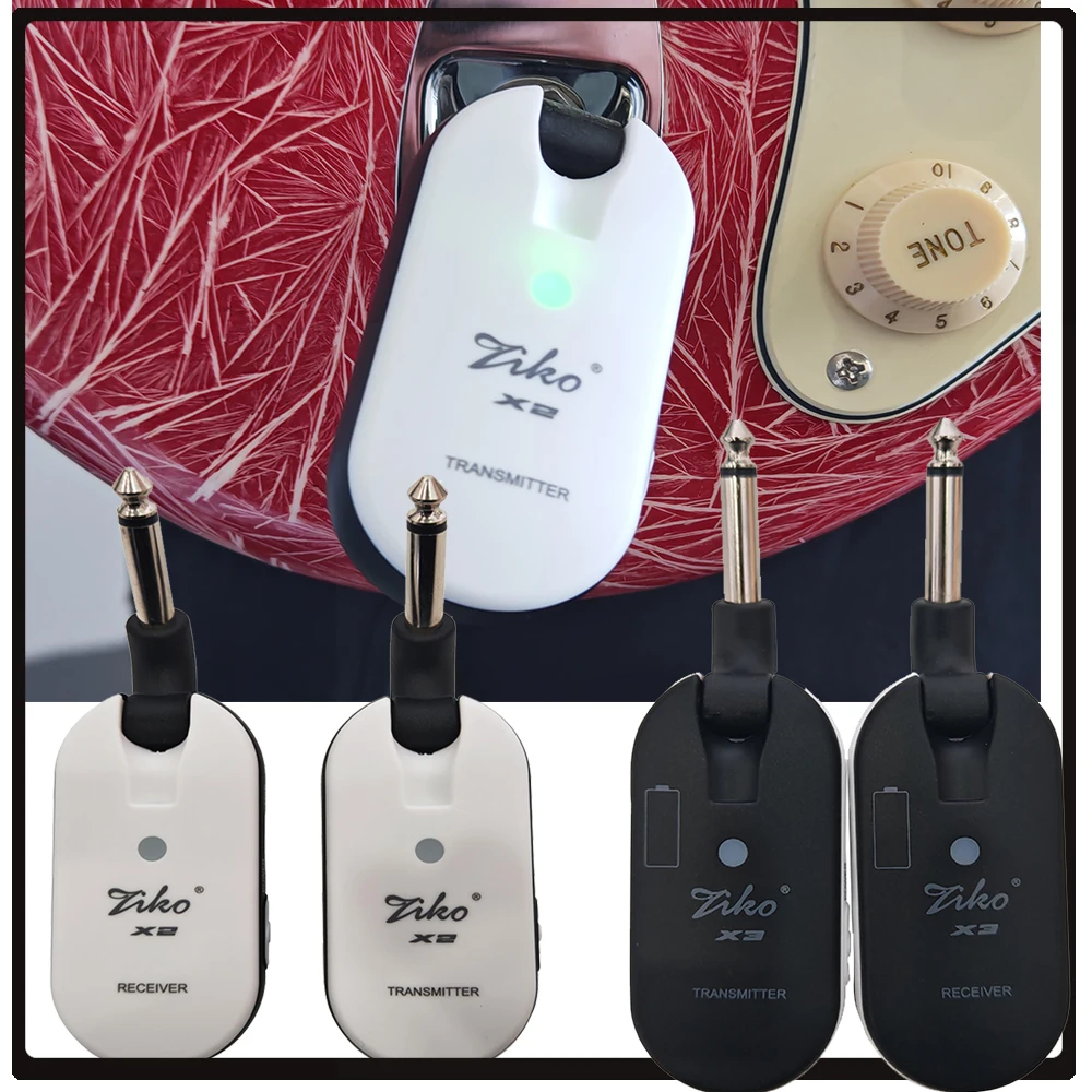 X2/X3 Guitar Wireless System-Built-in Transmitter & Receiver for Electric Guitar/Bass/Violin Automatic Charging Case Guitar Part
X2/X3 Guitar Wireless System-Built-in Transmitter & Receiver for Electric Guitar/Bass/Violin Automatic Charging Case Guitar Part