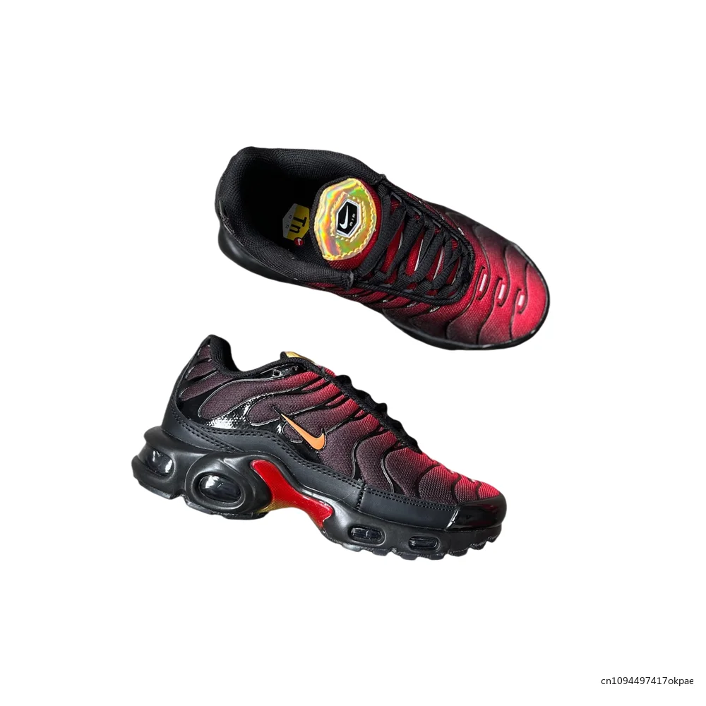 Nike Air Max Plus Tn Kids Red Black Yellow Breathable Anti-slip Abrasion Resistant Cushioning Retro Sports Running Shoes 8168-20
Nike Air Max Plus Tn Kids Red Black Yellow Breathable Anti-slip Abrasion Resistant Cushioning Retro Sports Running Shoes 8168-20