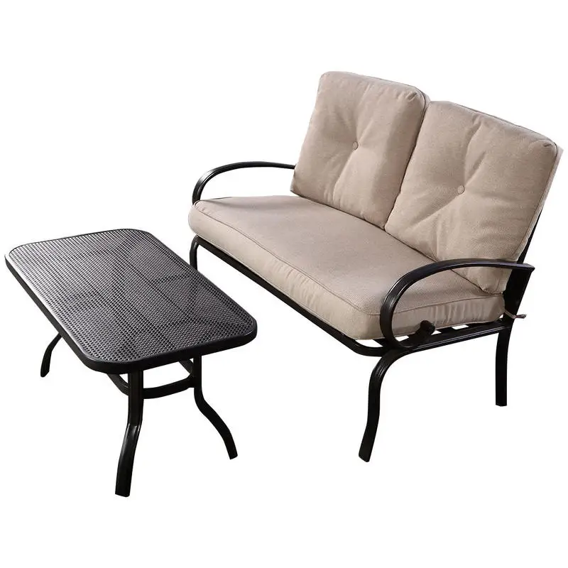 2 Pieces Patio Outdoor Cushioned Coffee Table Seat-Beige
2 Pieces Patio Outdoor Cushioned Coffee Table Seat-Beige