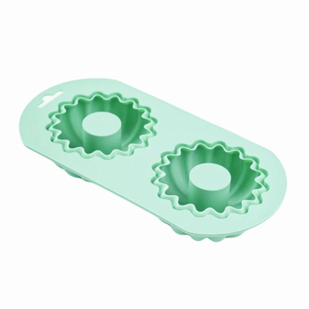 Non-Stick 2-Cavity Doughnut Baking Mold DIY Silicone Silicone Baking Pan Cake Mold Mousse
Non-Stick 2-Cavity Doughnut Baking Mold DIY Silicone Silicone Baking Pan Cake Mold Mousse
