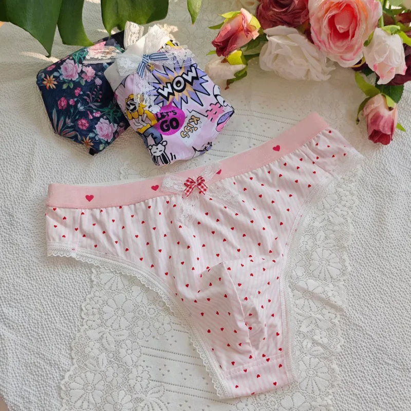 Men Sexy Ice Silk Thong Mid Low Waist Breathable Smooth Lingerie T pants Thin Design Lace Bow Sissy Bikini Convex Pouch G-string
Men Sexy Ice Silk Thong Mid Low Waist Breathable Smooth Lingerie T pants Thin Design Lace Bow Sissy Bikini Convex Pouch G-string