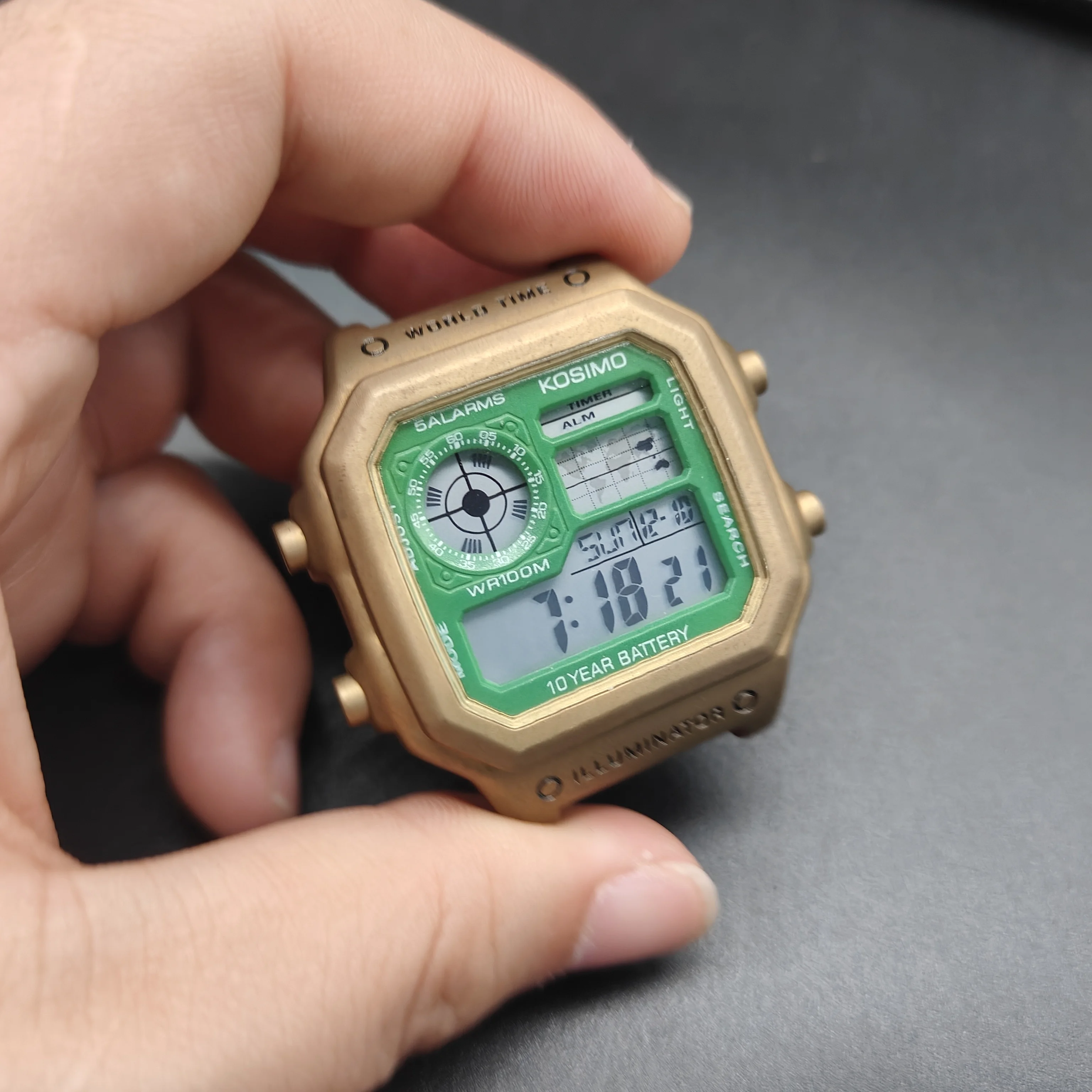 Copper Gear Brass Trendy Venom Men's Electronic Watch Trendy Modification Kit Suitable For Ae-1200wh
Copper Gear Brass Trendy Venom Men's Electronic Watch Trendy Modification Kit Suitable For Ae-1200wh
